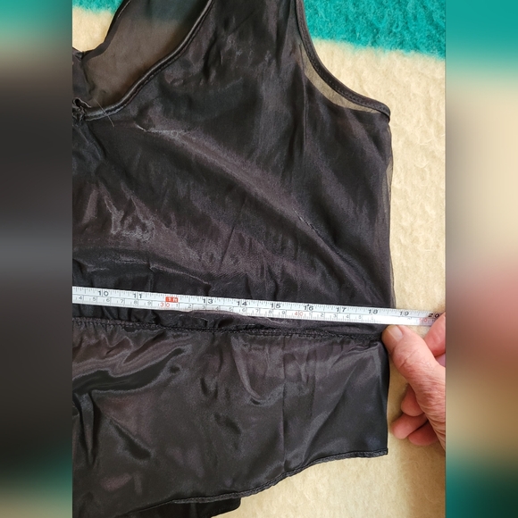 Elegant Black Sheer Bodysuit - Picture 6 of 9